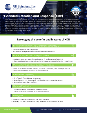 Get Our Extended Detection and Response (XDR) Data Sheet