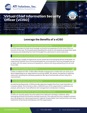 Get Our vCISO Data Sheet