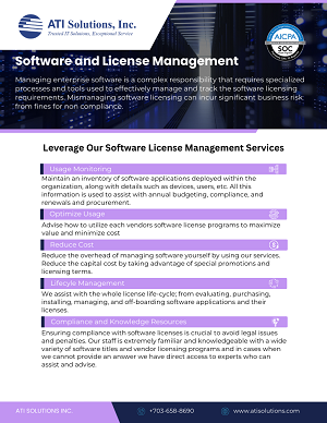 Get Our License Management Data Sheet